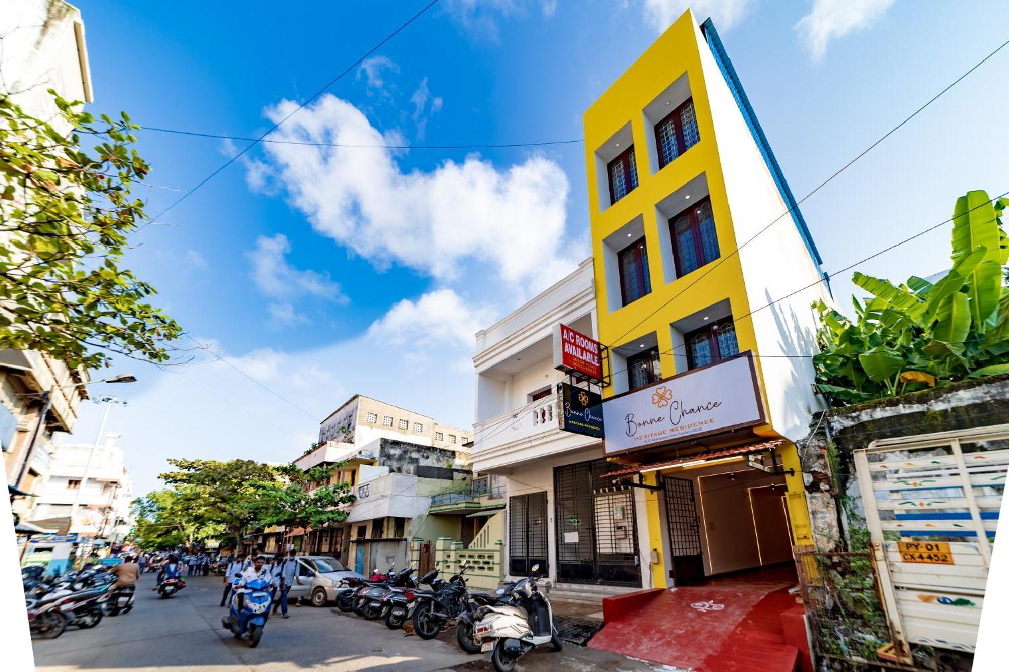 Bonne Chance Heritage Residence Pondicherry Eksteriør bilde